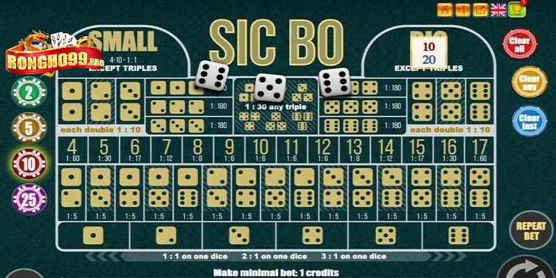 Hệ thống cửa cược trong trò chơi đồ sộ và tỷ lệ cược cực hấp dẫn